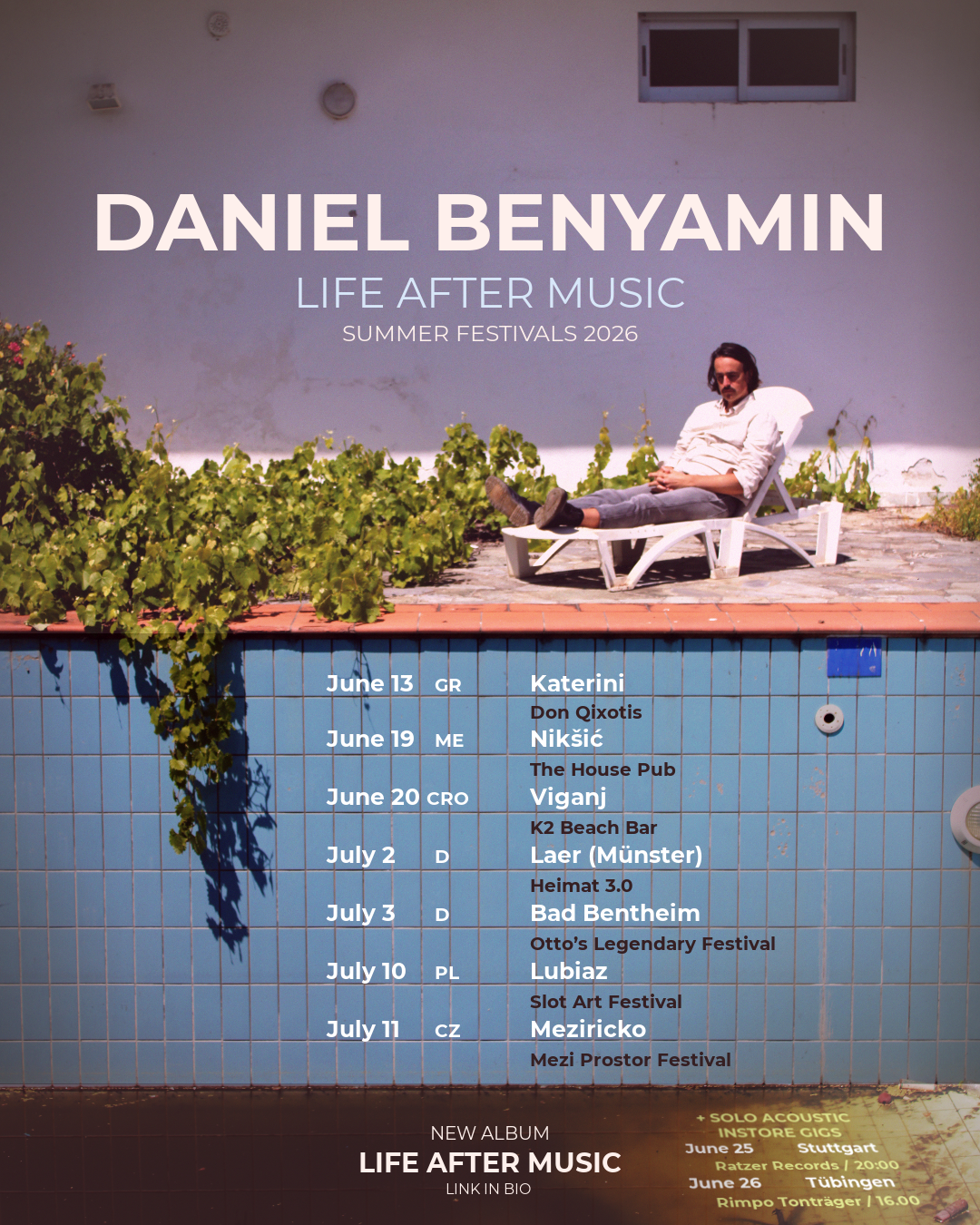 Daniel Benyamin Embarks on European Summer Tour from the Balkans to the Festival Stages of Germany, Poland and and the Czech Republic